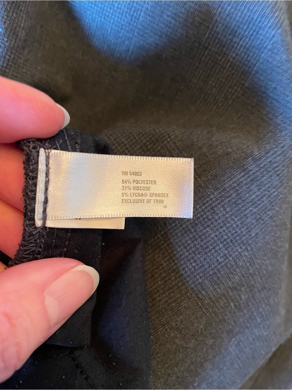 GAP Wide-Leg Maternity Pants — Charcoal/Dark Grey - Picture 9 of 9